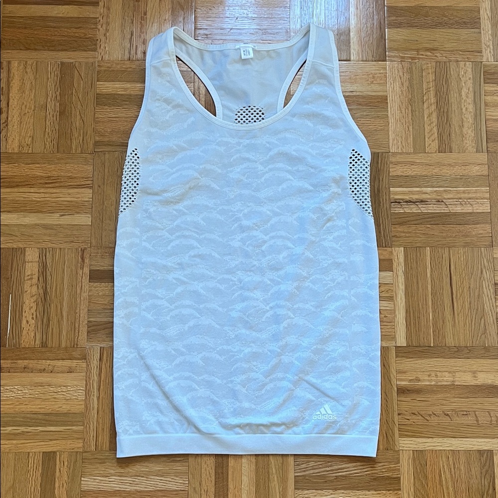 ADIDAS Primeknit Parley Tank Top Cloud White